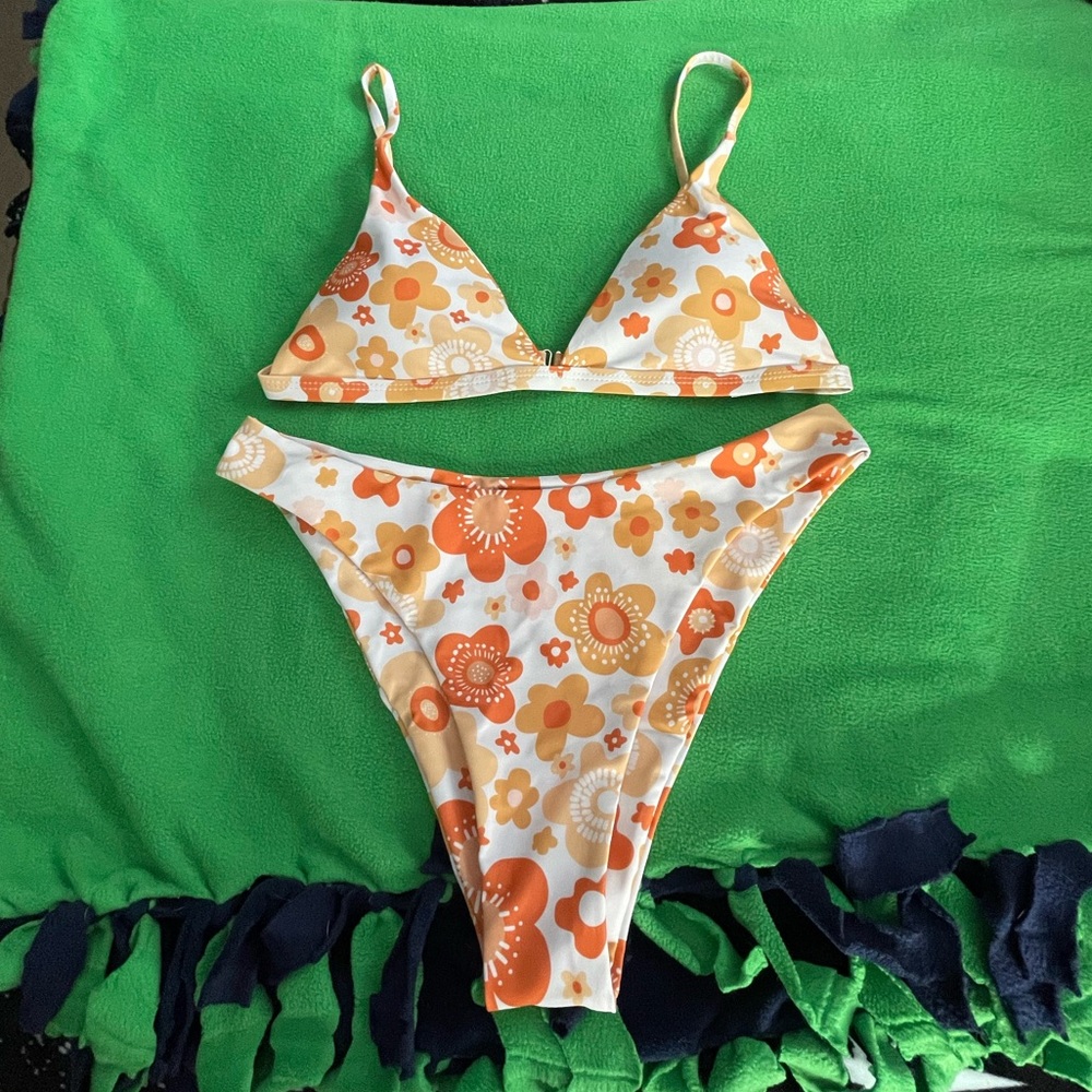 Aurelle swim triangle bikini set